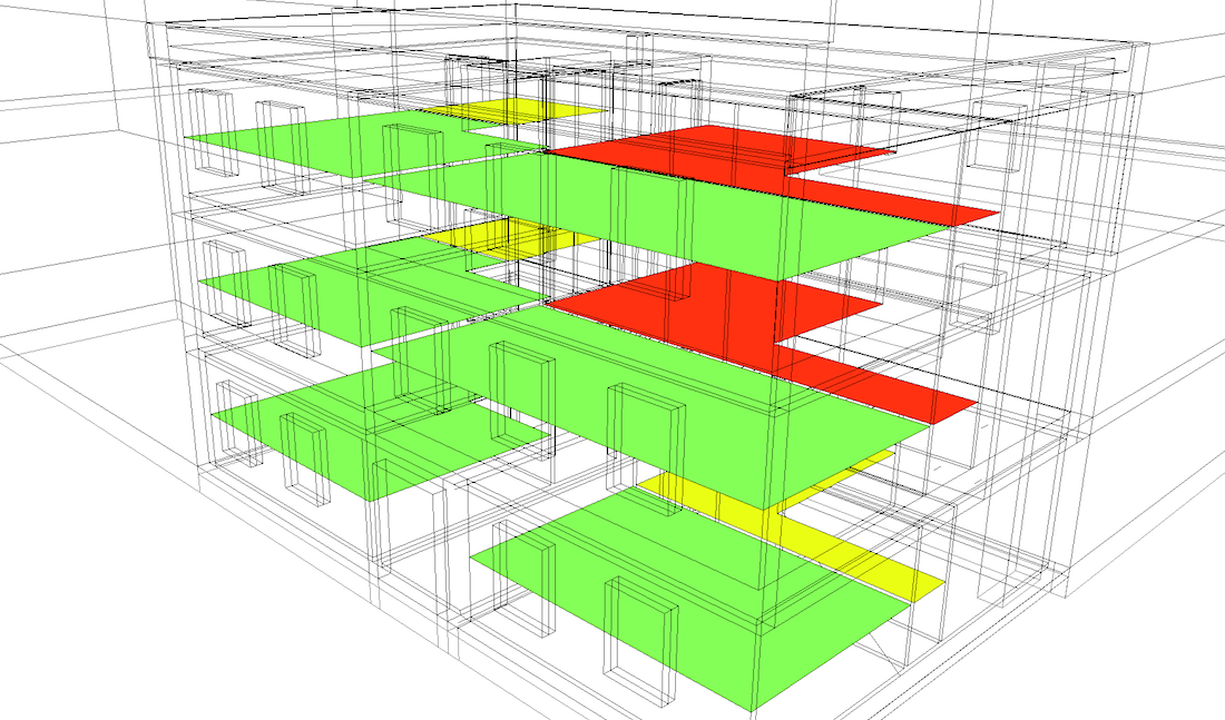 View angle map per room